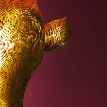 Lampadaire Hiding Rabbit®, Or/Noir, H.115 cm