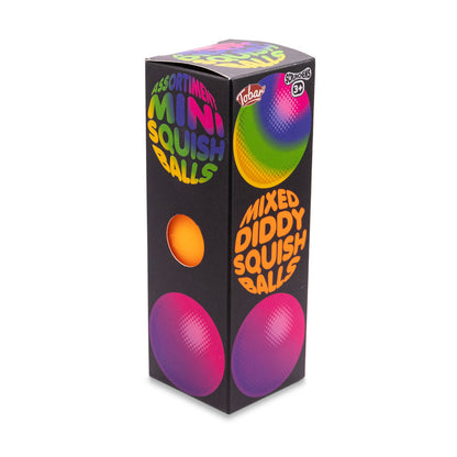 Boules de squish mélangées Scrunchems Diddy - Paquet de 3