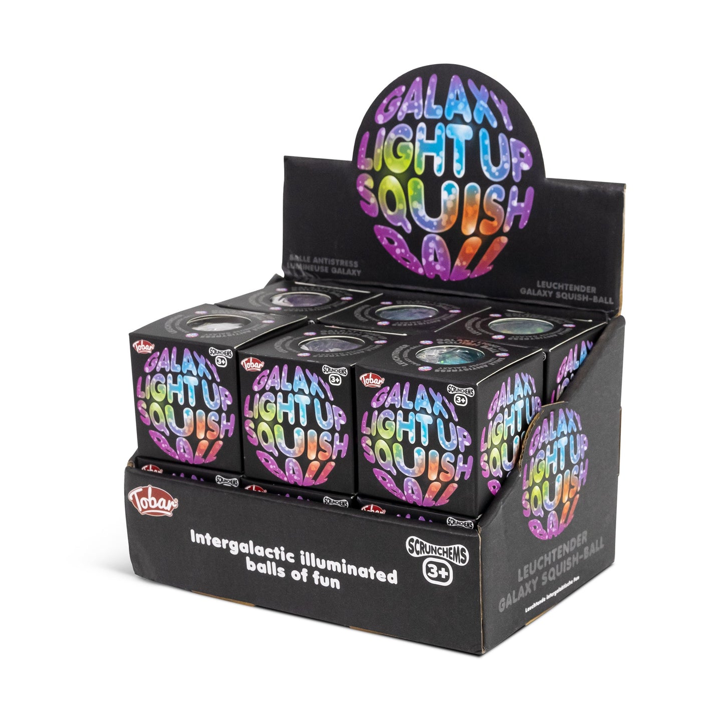 SCRUNCHEMS GALAXY LIGHT-UP SQUISH BALL
