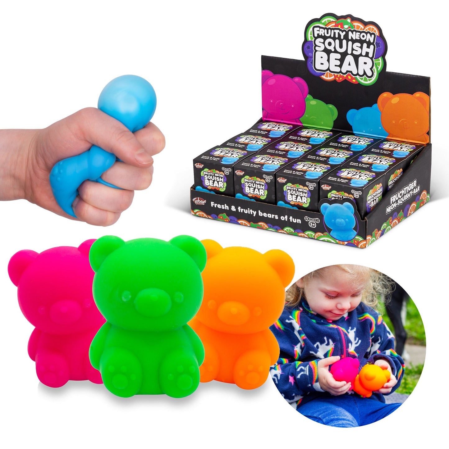 OURS SQUISH FRUITÉS NÉON SCRUNCHEMS