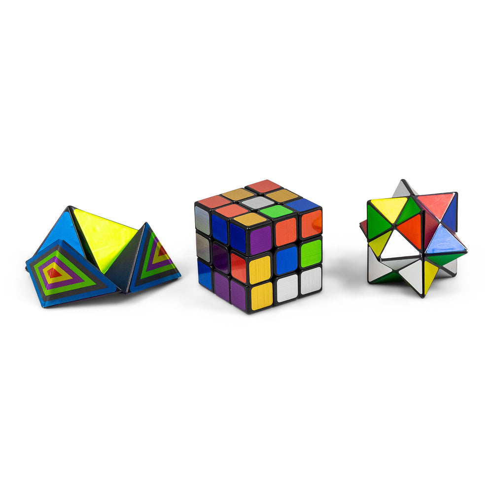 PACK OF THREE METAL PUZZLES