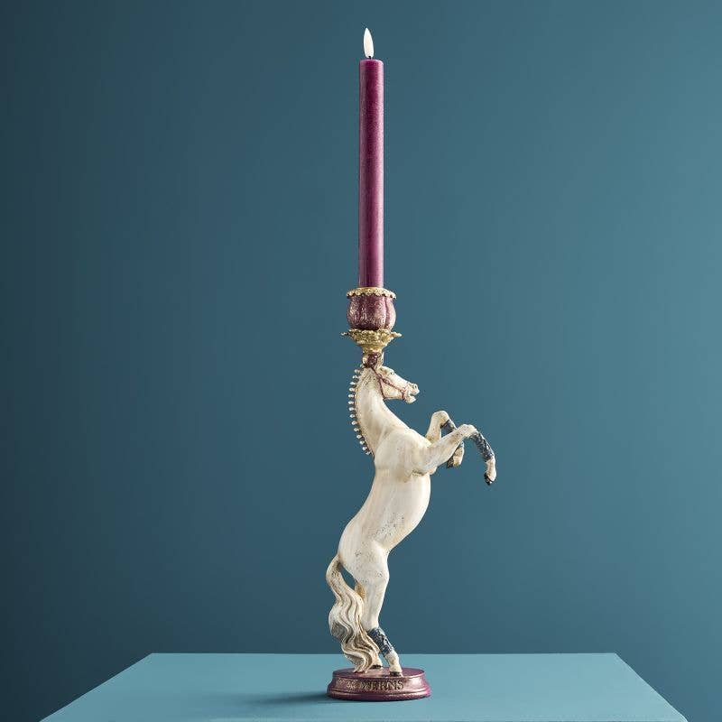 Chandelier Cheval de Cirque Blanc