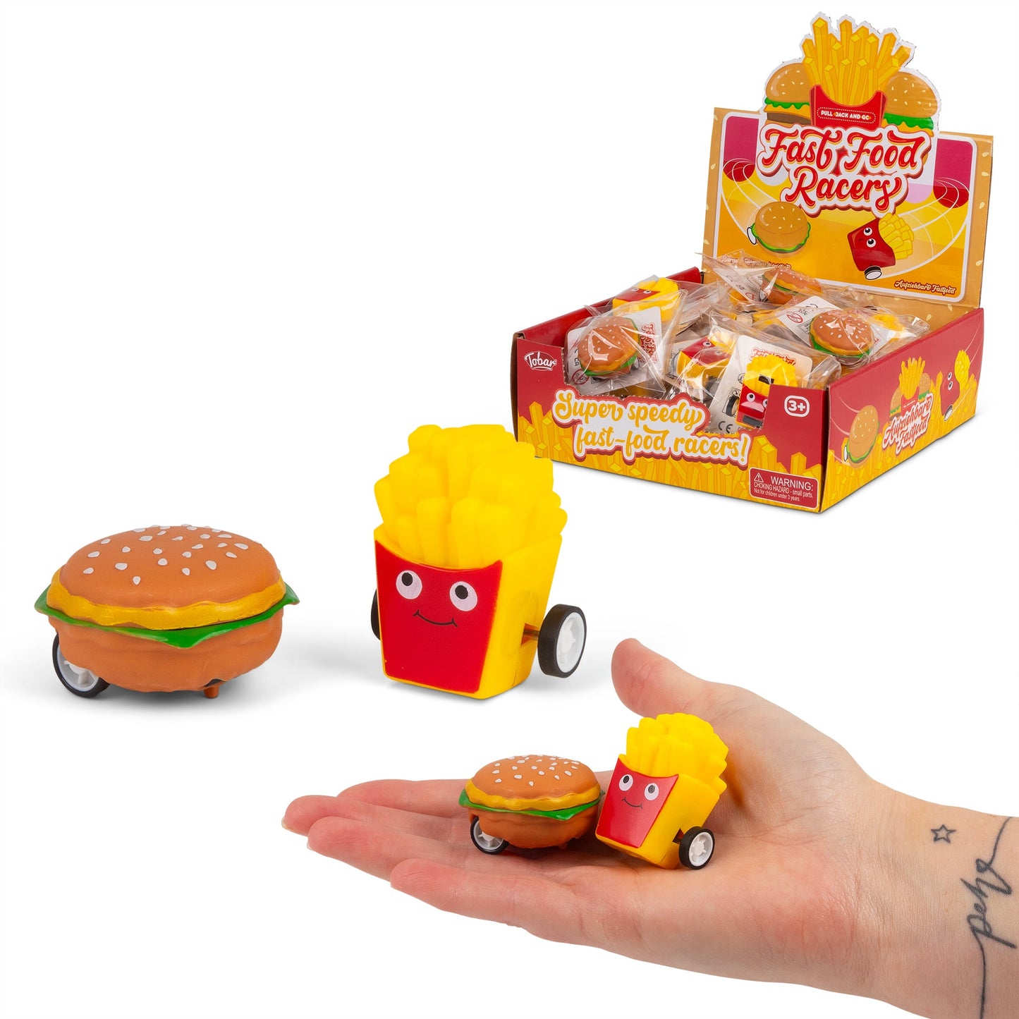 RECULEZ ET PARTEZ EN COURSE DE FAST FOOD COUREURS