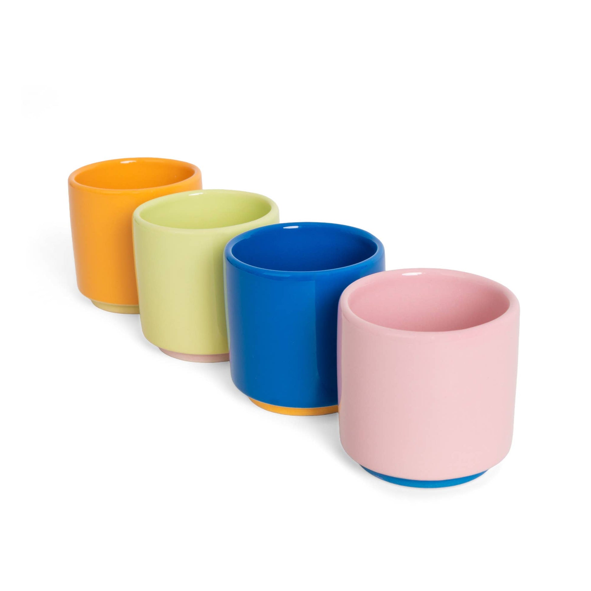 Ensemble de 4 Tasses à Espresso Macchiato Helio Ferretti Vue 2