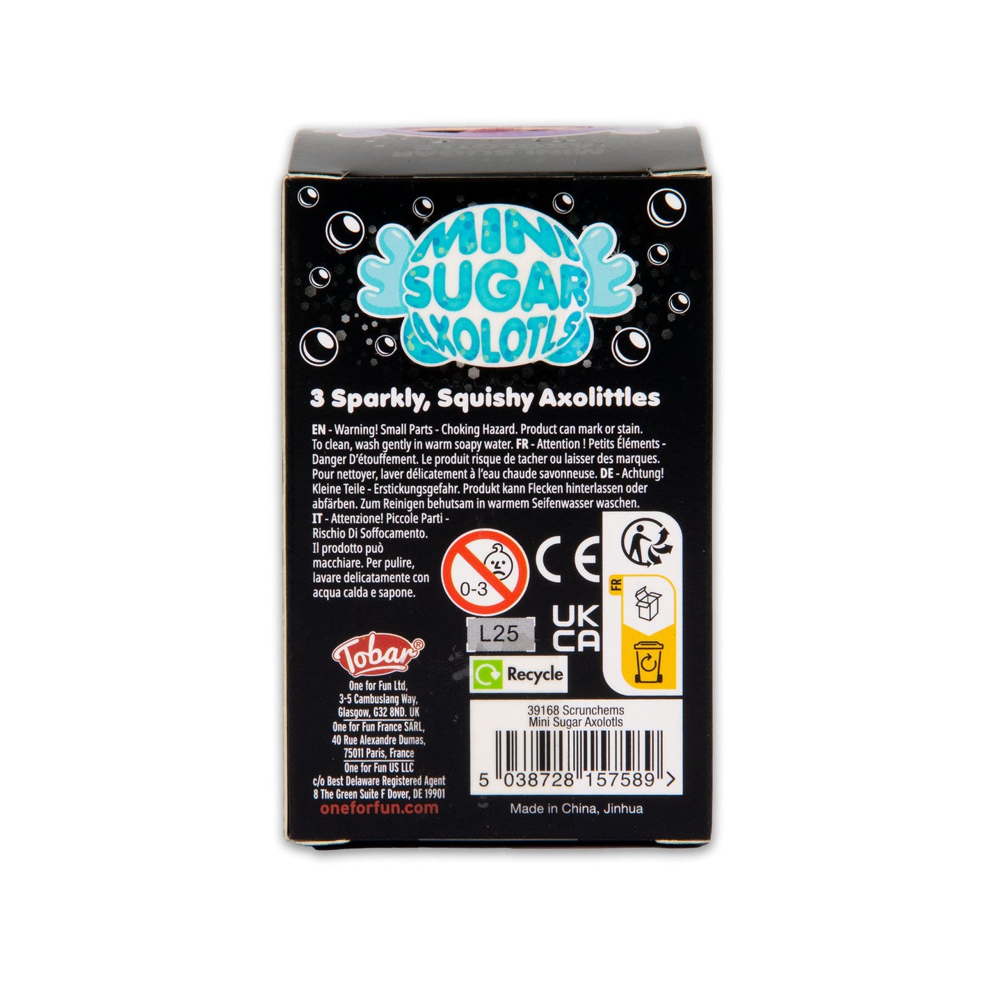 SCRUNCHEMS MINI SUGAR AXOLOTLS - 3PK