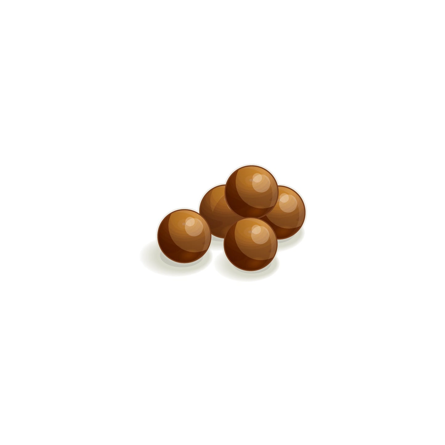 Set de 5 boulets de catapulte