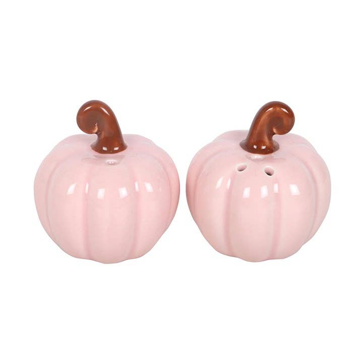 Salière et Poivrière Citrouilles Roses d'Automne