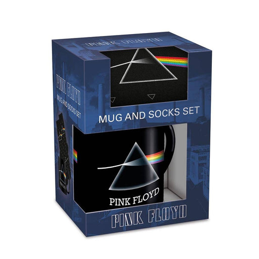Taza y juego de calcetines de Pink Floyd (Dsotm)