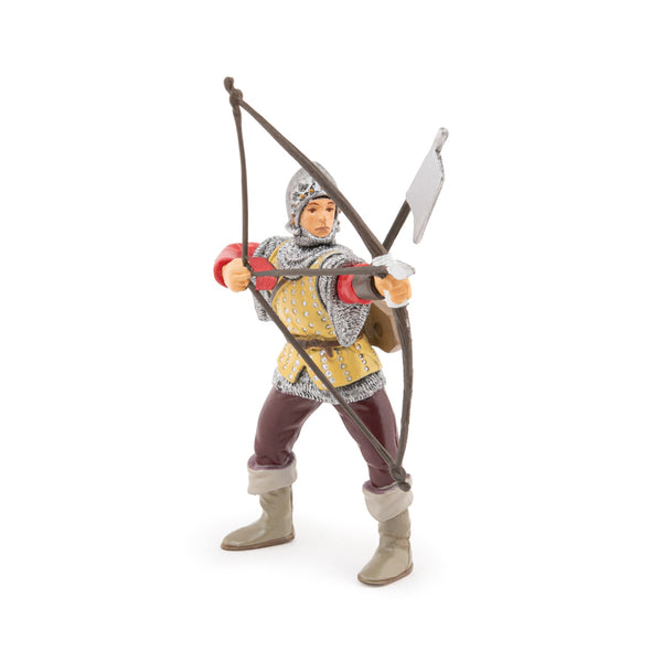 Figurine Archer rouge Papo - personnage médiéval