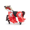 Figurine Cheval du roi au dragon rouge