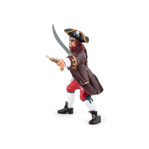 Figurine Barberousse rouge Papo - personnage pirate