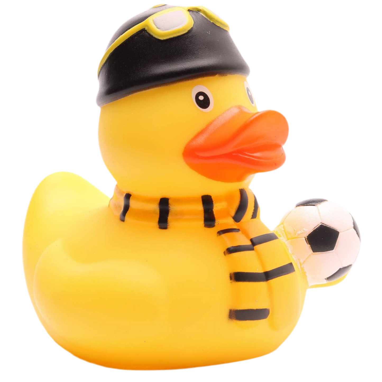 canard supporter de foot jaune et noir factotum