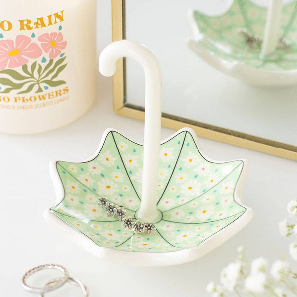 Plat à bibelots Parapluie Floral