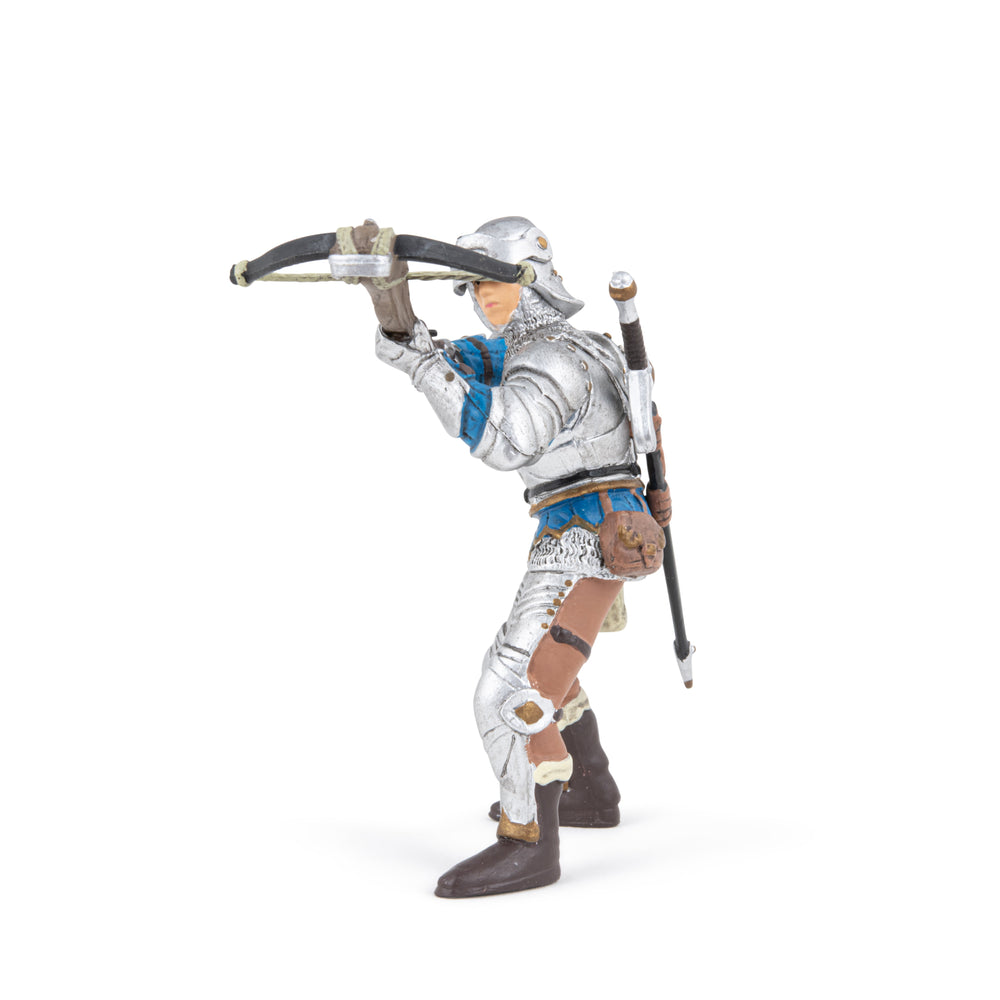 Figurine Arbalétrier bleu en armure