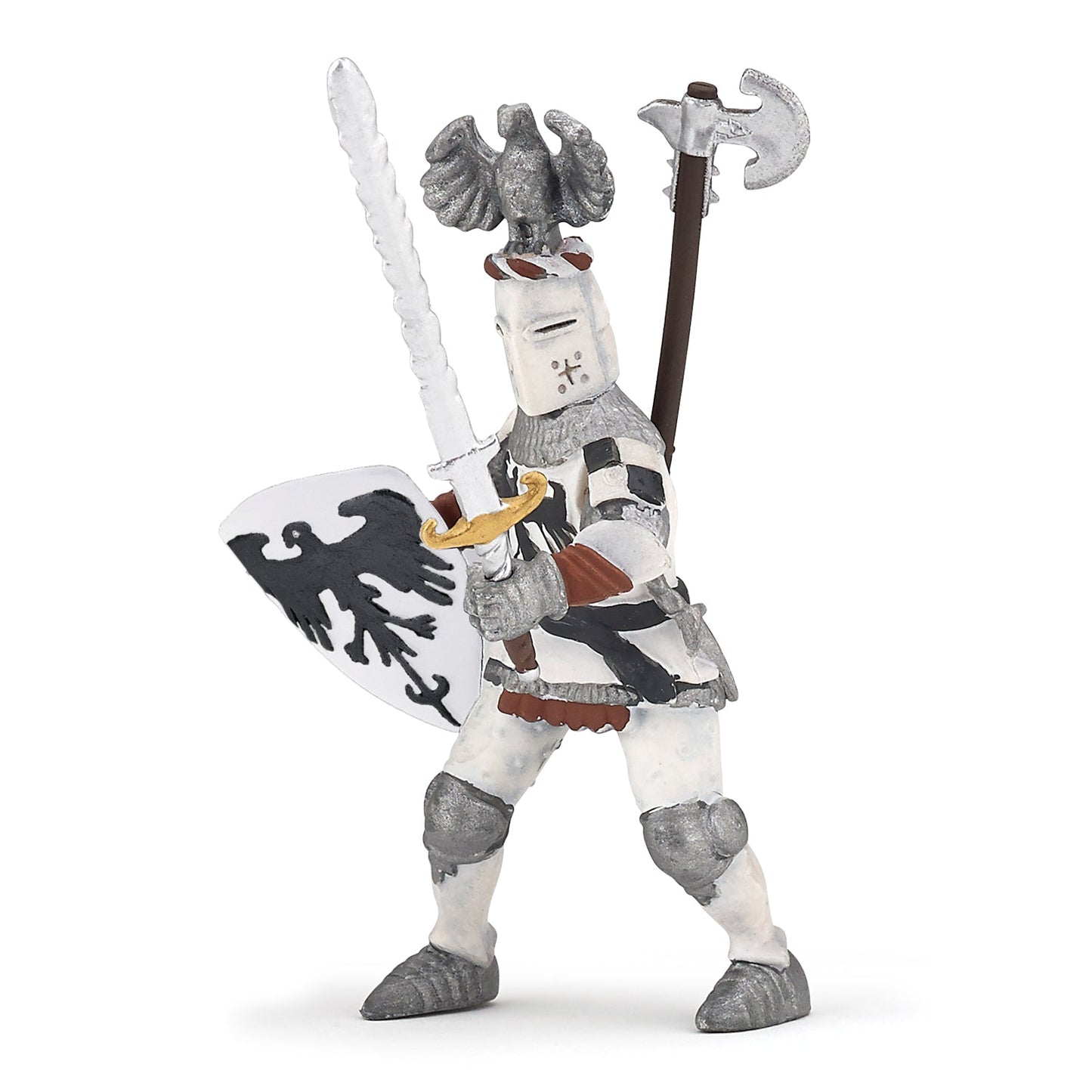 Figurine Chevalier blanc au cimier