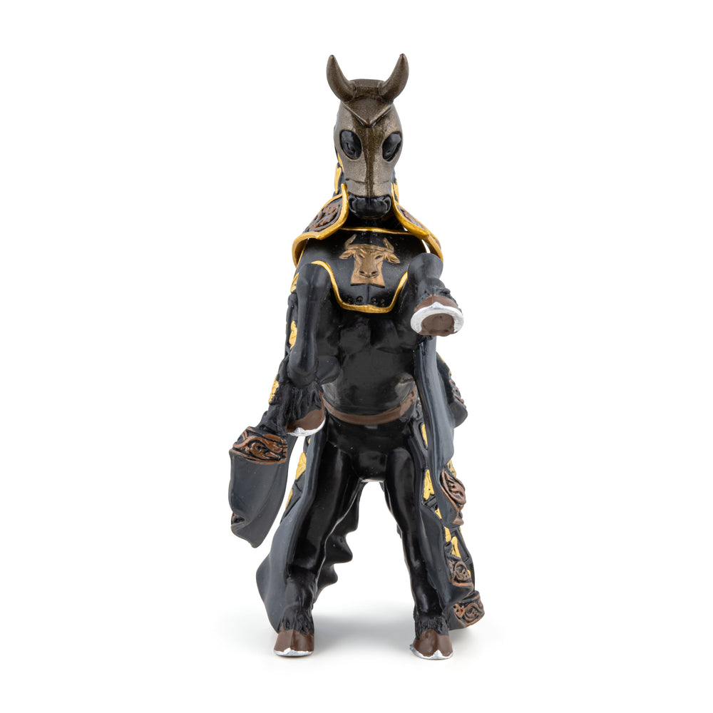 Figurine Cheval du Maître des armes cimier taureau