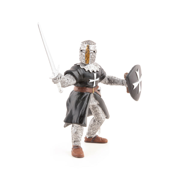 Figurine Chevalier hospitalier à l'épée Papo - personnage médiéval