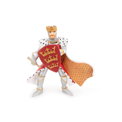 Figurine Roi Arthur rouge