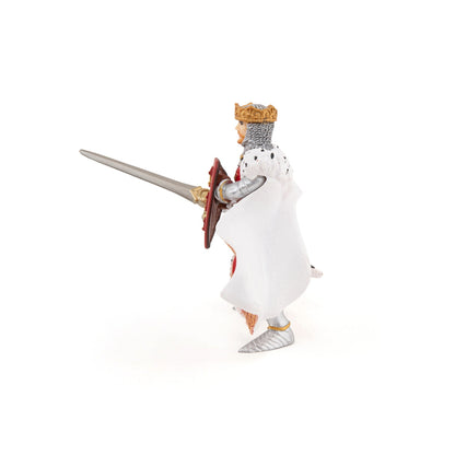 Figurine Roi Arthur rouge