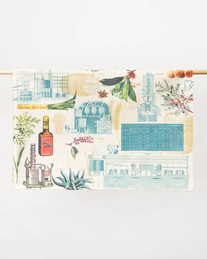 Torchon Esprits et Distillation – produit scientifique Cognitive Surplus EU, vue 3