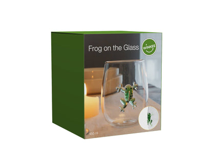 Verre Figurine Grenouille