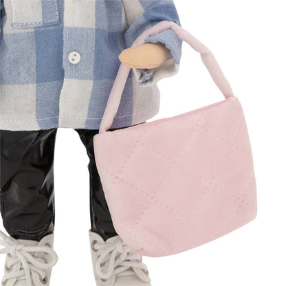 Boneca Billie com camisa aos quadrados, 32 cm