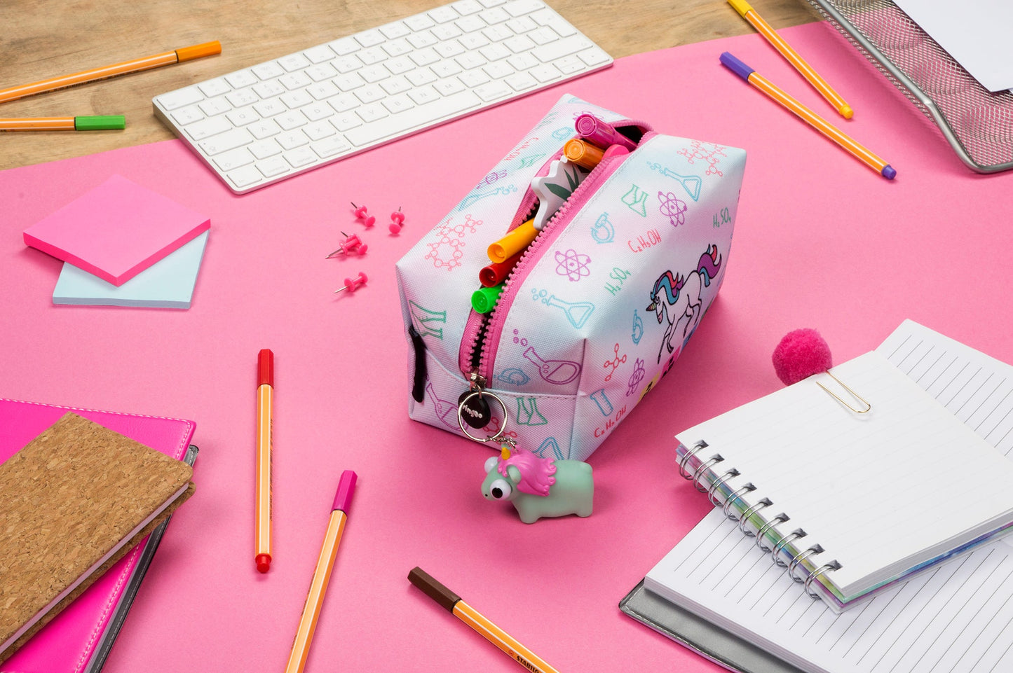 Trousse scolaire – licorne Chemistry