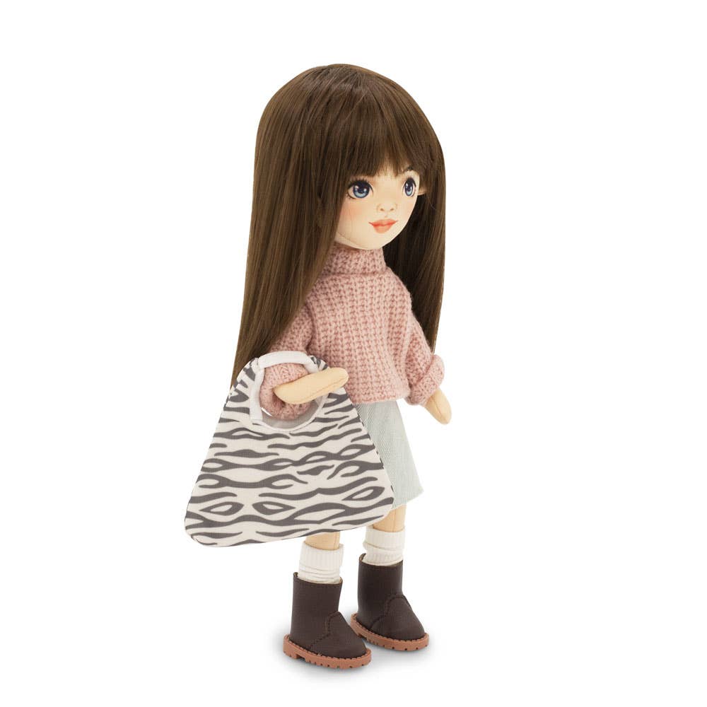 Poupée Sophie avec jupe en jean 32 cm