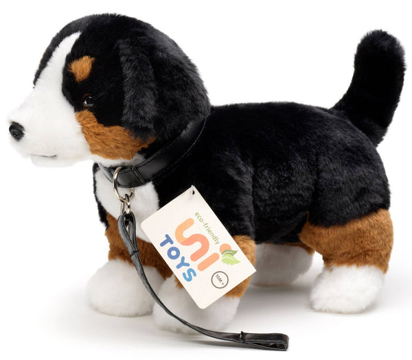 Peluche Bouvier bernois, avec laisse Uni Toys