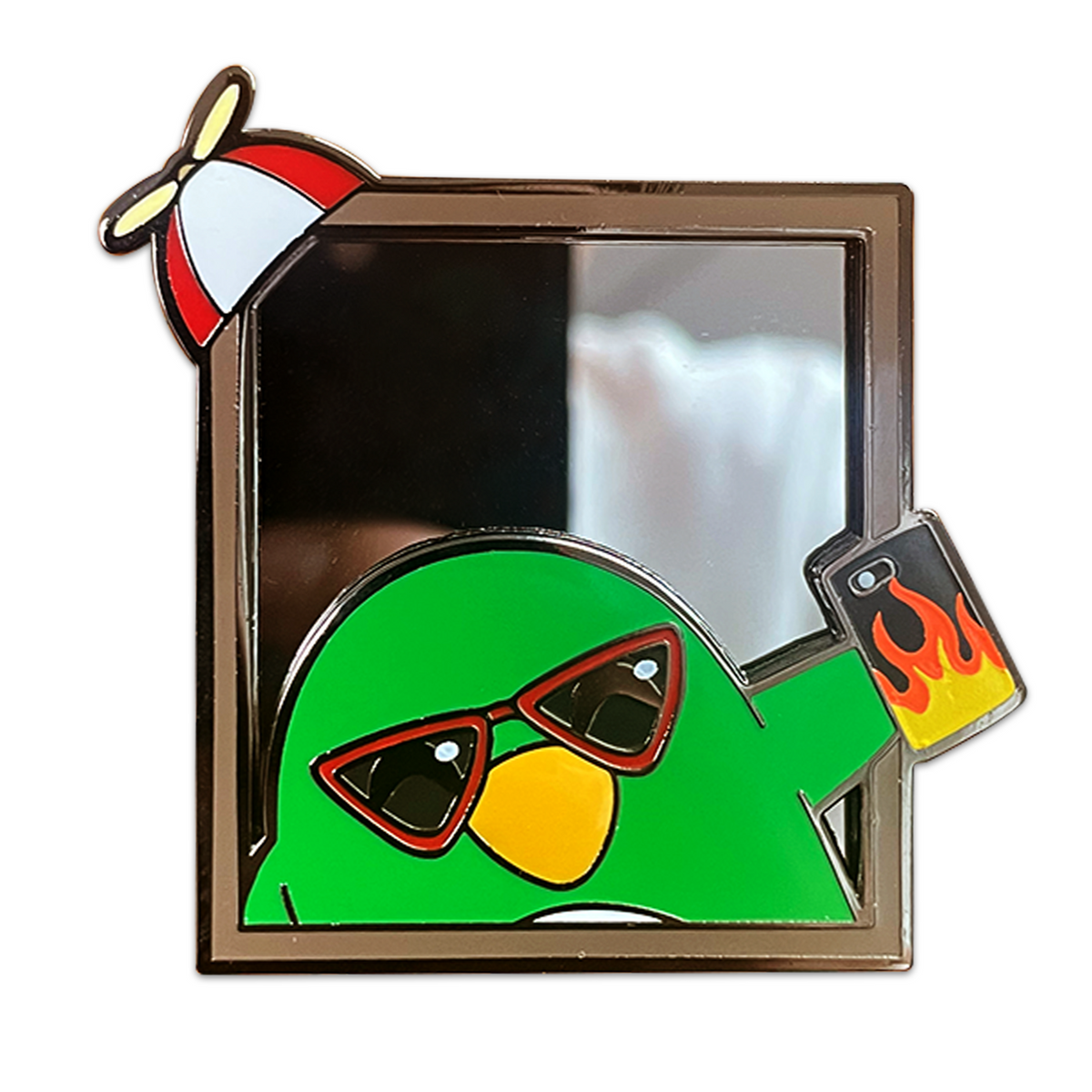 Isaacwhy Selfie Pin