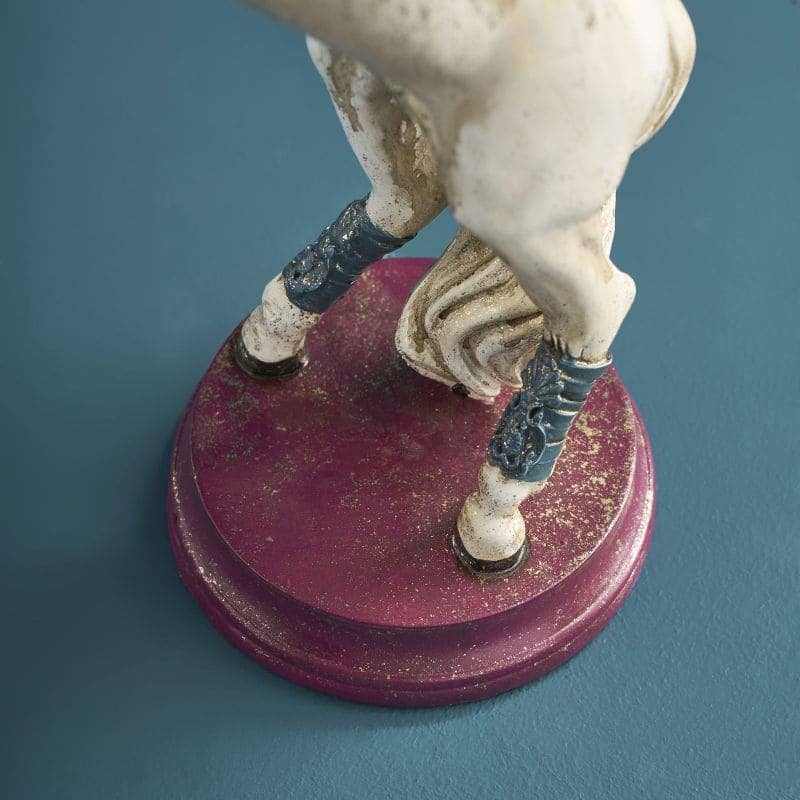 Chandelier Cheval de Cirque Blanc