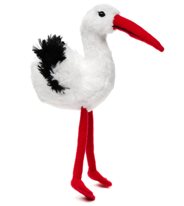 Peluche cigogne - 19 cm (hauteur) Uni Toys