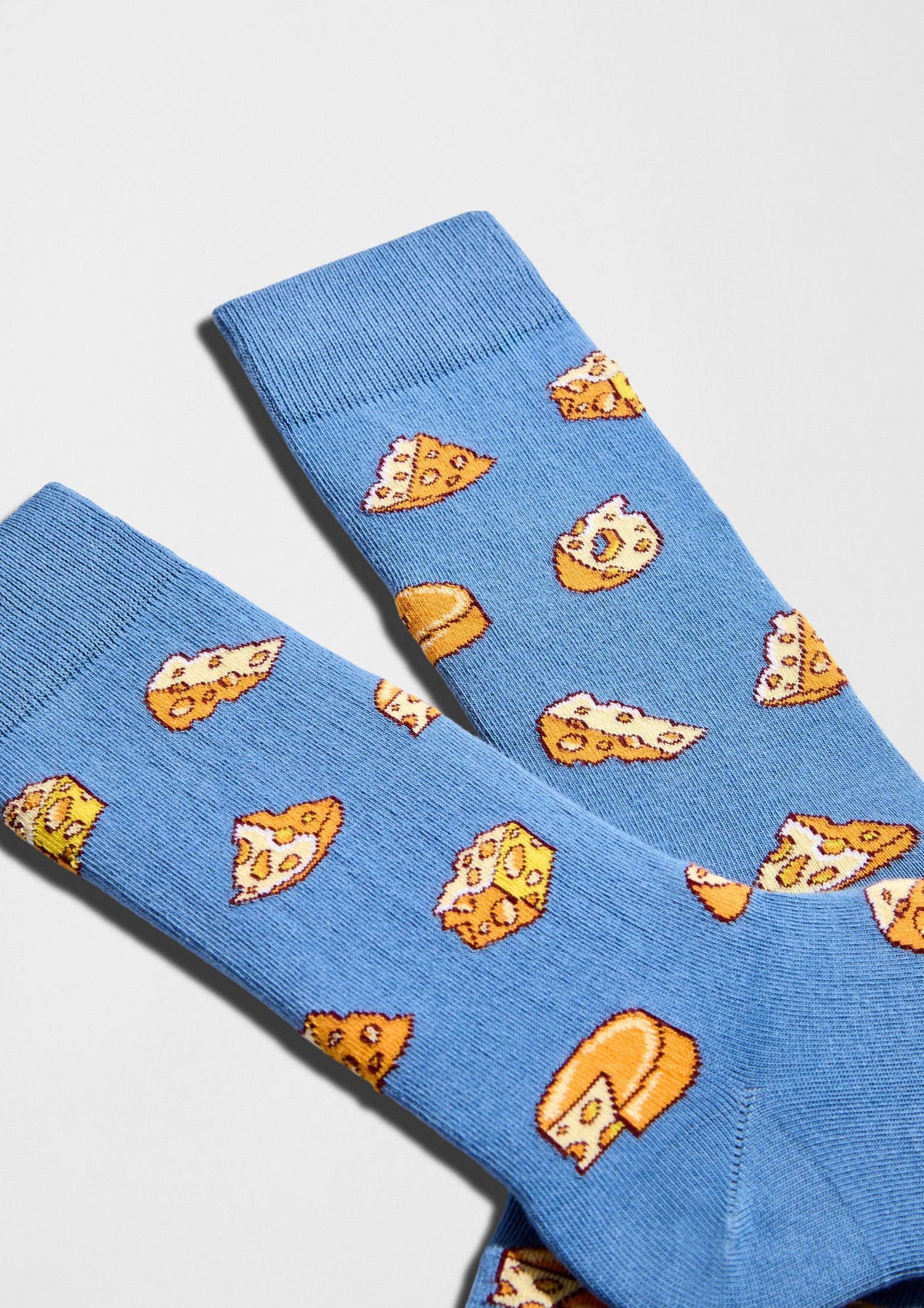 BeCheese Blue - Chaussettes 100 % coton biologique