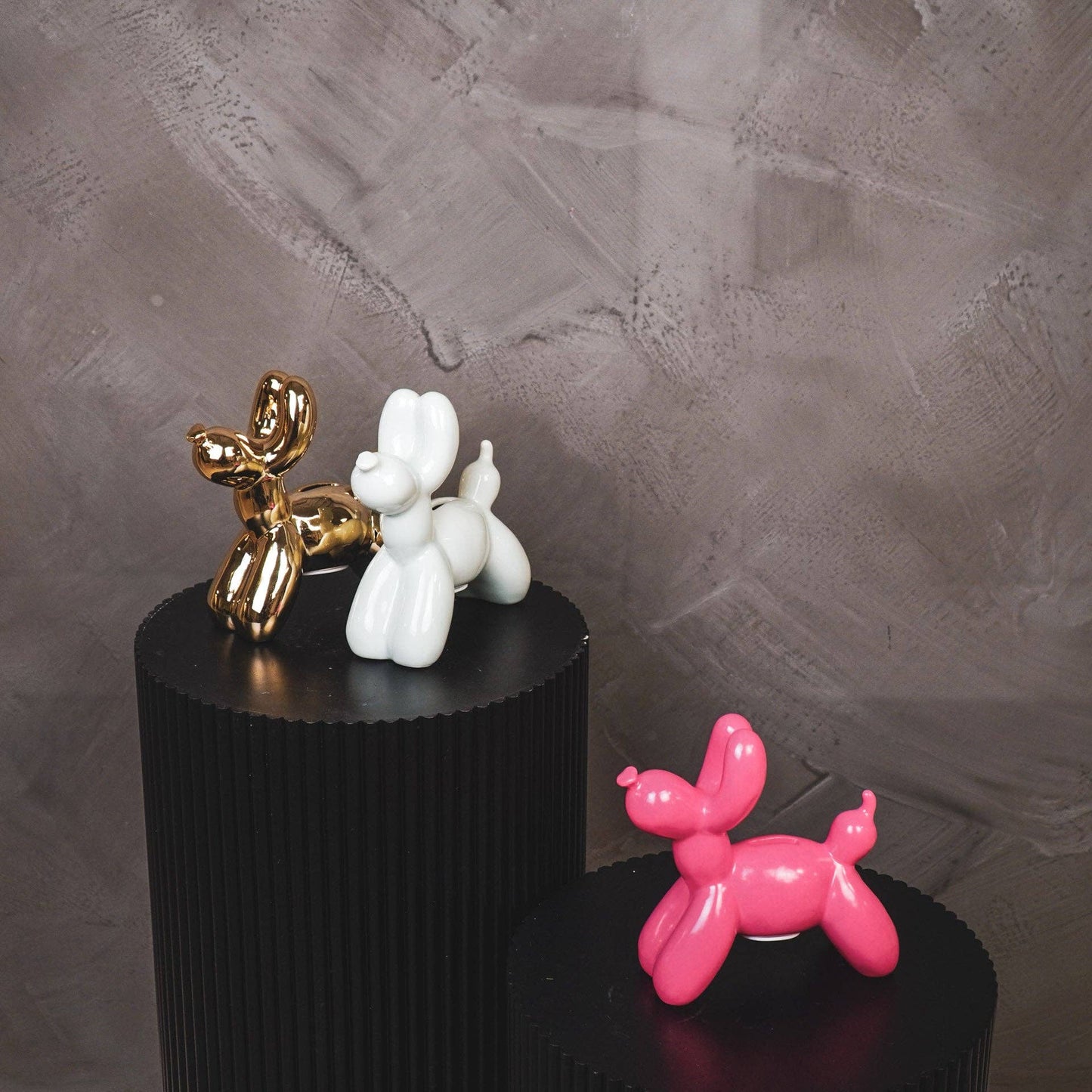 Ornament - Balloon Dog Money Box - Mint Green - 17x7x17cm