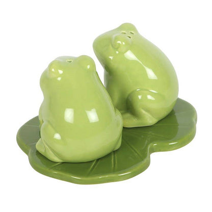 Sel et poivre Grenouille sur Nénuphar