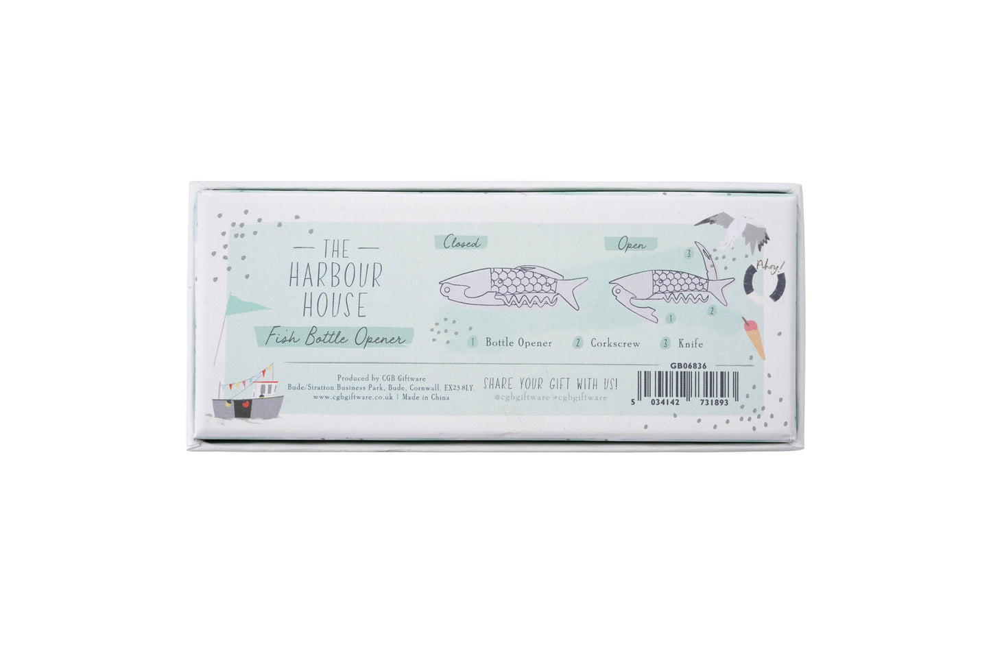 Sommelier Vis Kurkentrekker “The Harbor House”