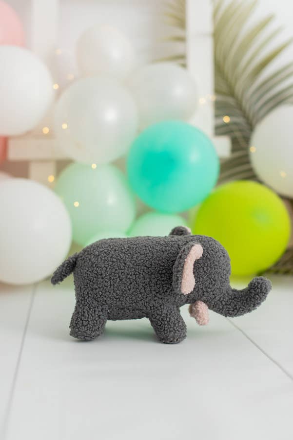 Peluche elefante grigio 