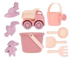 Ensemble de Jouets de Plage Vieux Rose