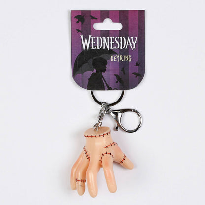 Wednesday Icon 3D Thing Icon Keychain, Ecru