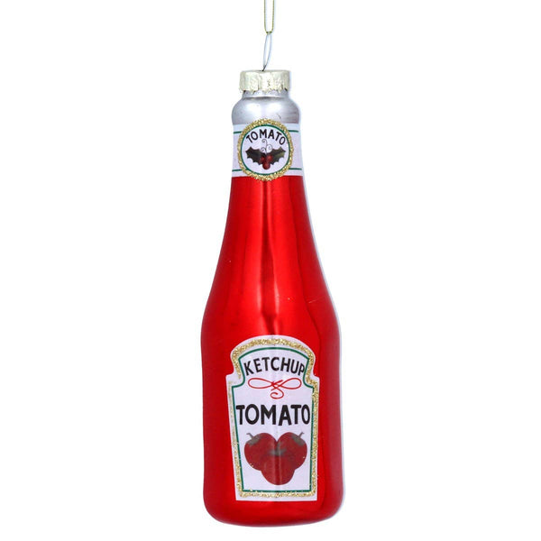 Bouke de Noël en Verre Bouteille de Ketchup