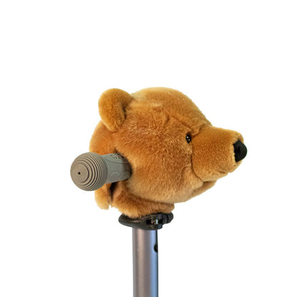Accessoire Tête d’Ours Brun pour Vélo et Trottinette Enfants