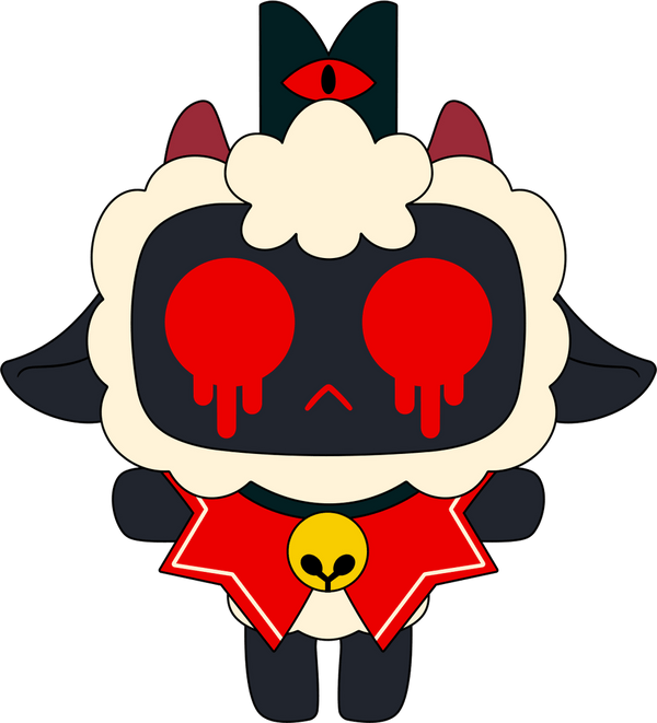 Possessed Lamb Keychain (5in)