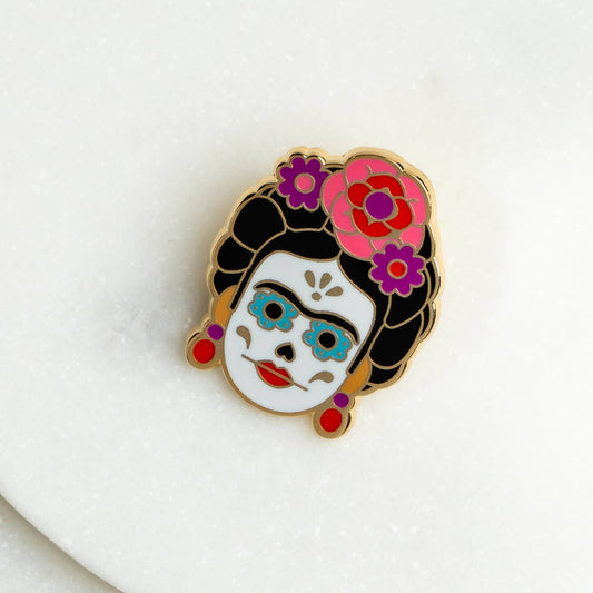 Pin’s Frida Día de Muertos