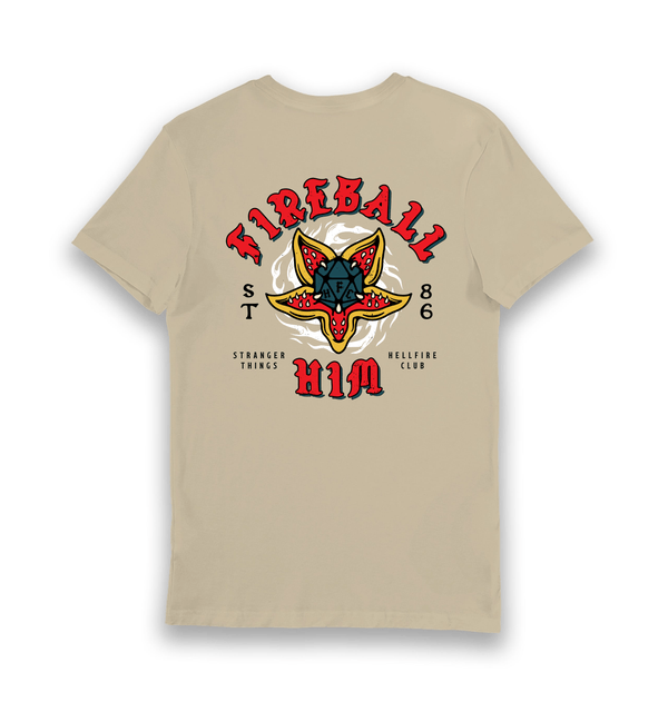 T-shirt adulte Stranger Things Fireball Him