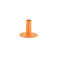 Candeliere - Basic - Metallo - Arancione - 8x8x6,5cm