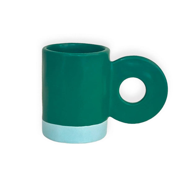 Mug en Céramique Vert Helio Ferretti Vue 2