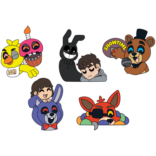 FNAF Movie Pin Set