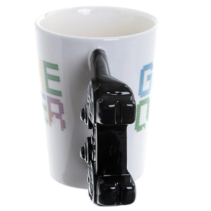 Taza Game Over Controller con controlador 3D en el asa