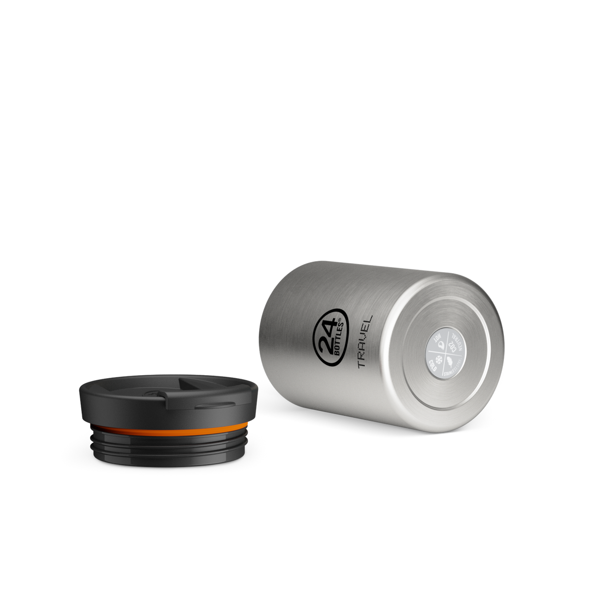 Gobelet Isotherme "Travel Tumbler" - Brushed Steel 350ml