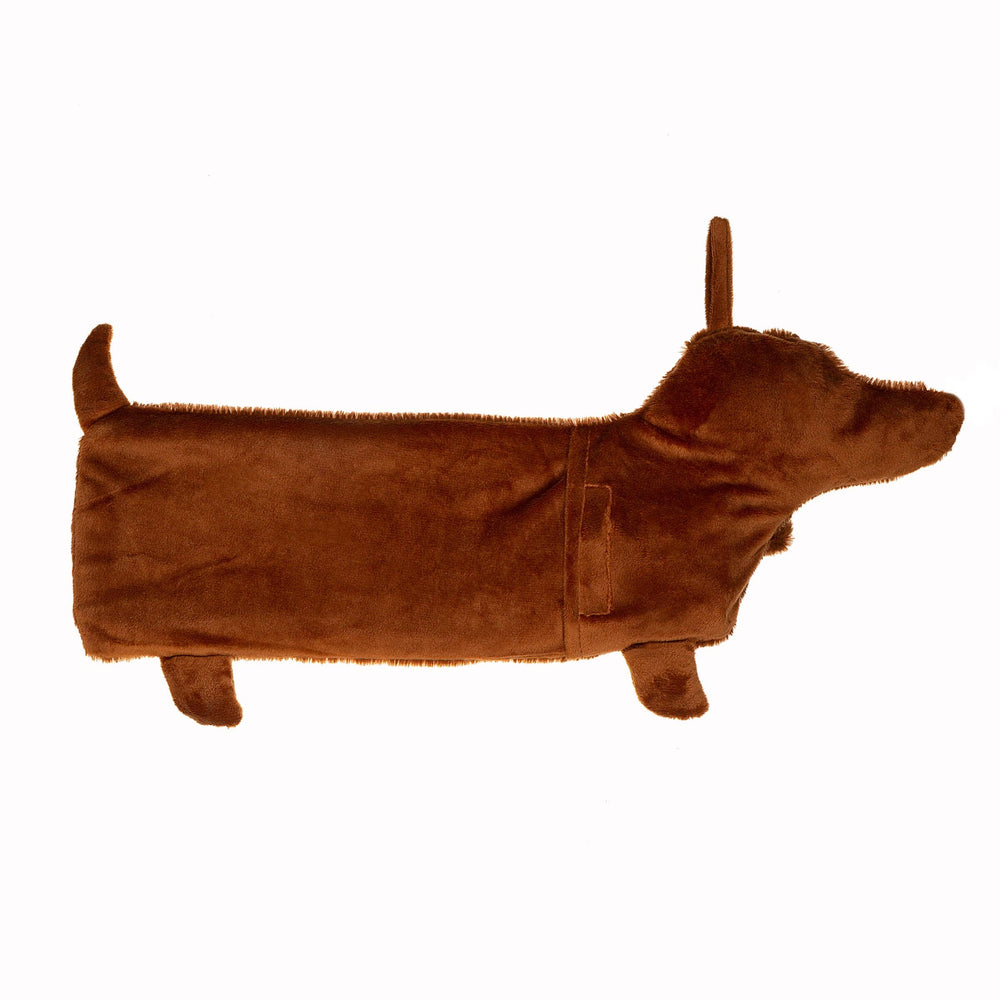 Bolsa de agua caliente para perro salchicha